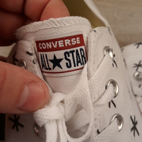 CONVERSE Asterisk Year One White Rare Sz 12 Mens Lo Top Sneakers Shoes - Picture 9 of 10